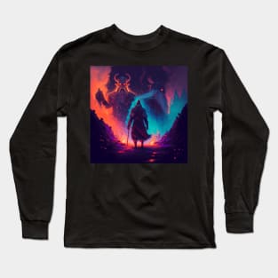 Valhalla Awaits Valheim Family Long Sleeve T-Shirt